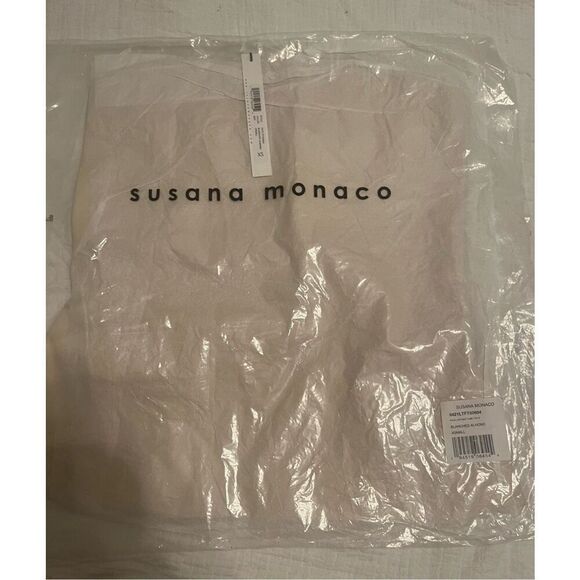 Susana Monaco Faux Leather Tube Top NEW - Picture 5 of 7